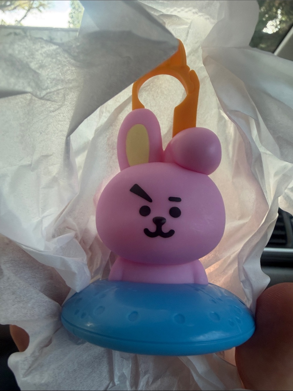 McDonald’s “Cooky” Kids Toy Figure - Pink Space Bunny - Picture 2 of 2